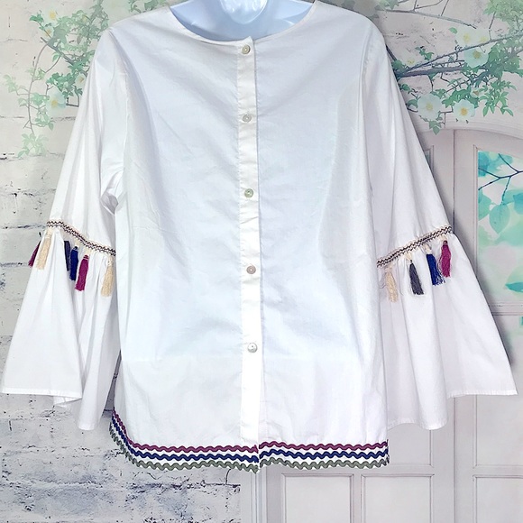 Collection by Bobeau Bell Sleeve Tunic Medium - Picture 5 of 9